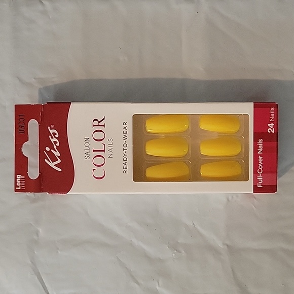 Kiss Salon Color Nails - Hue Bet, 24ct, Long Length, 3 packs - Picture 2 of 6